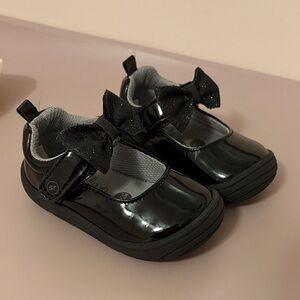 Black Stride Rite Shoes Size 4
